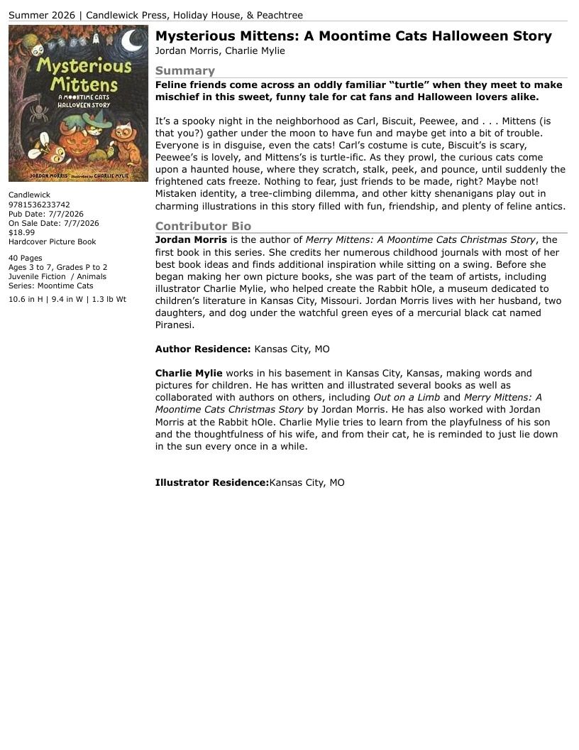 Candlewick Press Summer Books Catalog Weekly Ad January 1 - December 31, 2026
