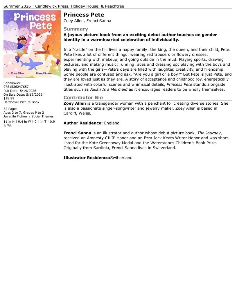 Candlewick Press Summer Books Catalog Weekly Ad January 1 - December 31, 2026