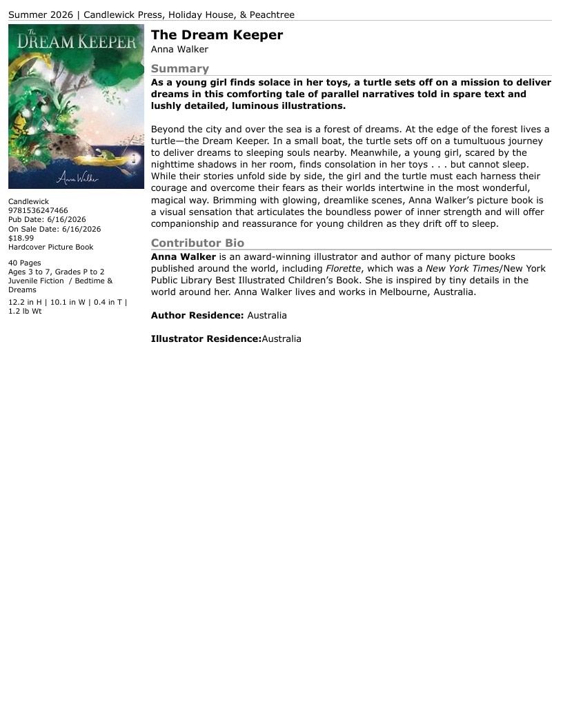 Candlewick Press Summer Books Catalog Weekly Ad January 1 - December 31, 2026