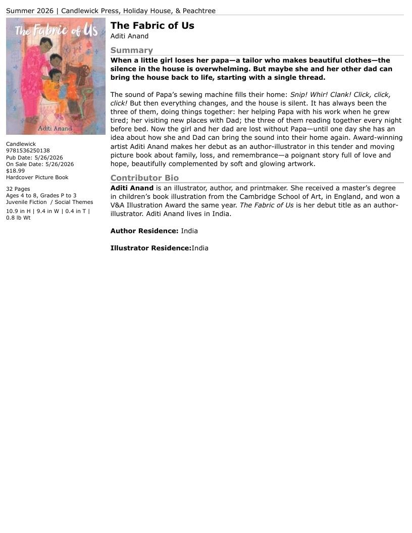 Candlewick Press Summer Books Catalog Weekly Ad January 1 - December 31, 2026