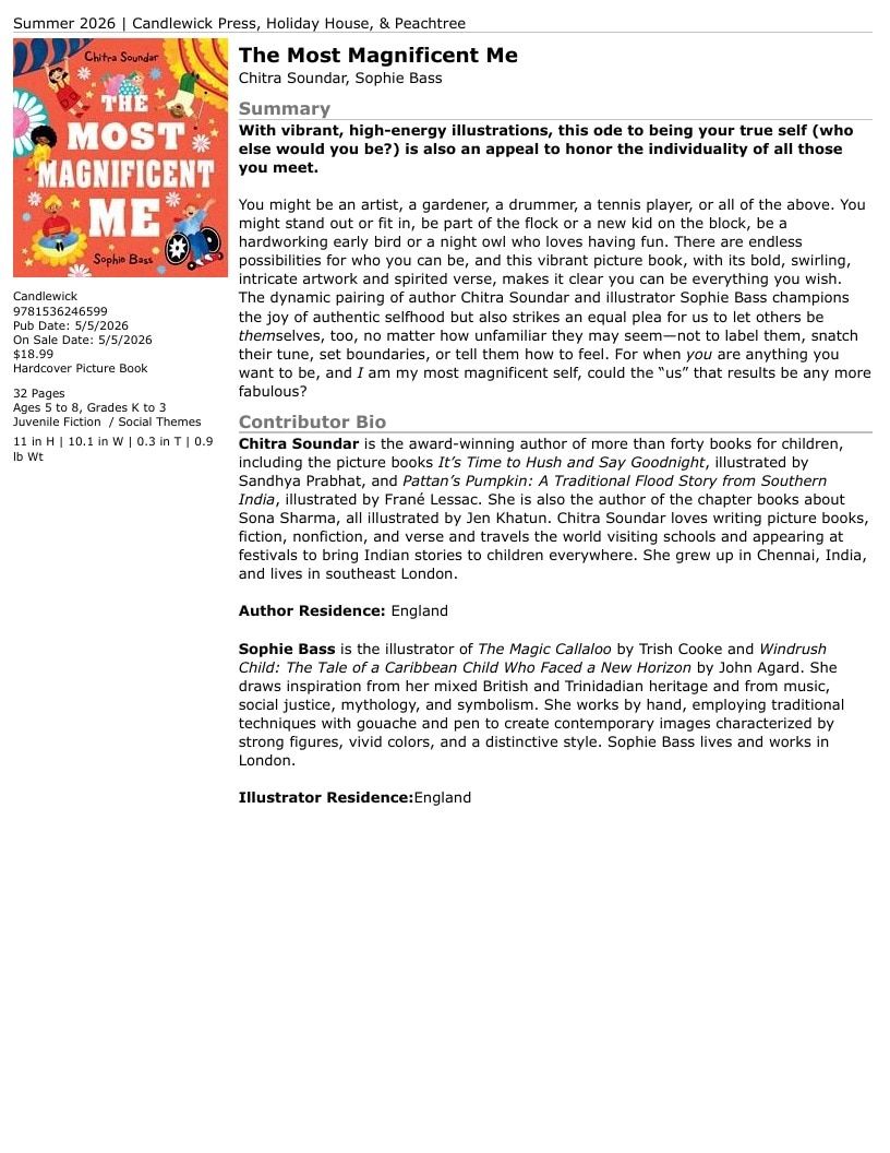 Candlewick Press Summer Books Catalog Weekly Ad January 1 - December 31, 2026