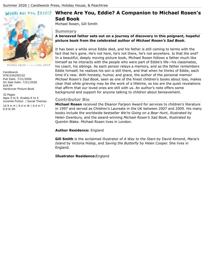Candlewick Press Summer Books Catalog Weekly Ad January 1 - December 31, 2026