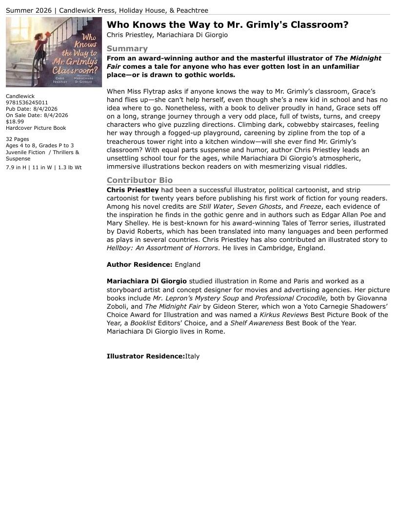Candlewick Press Summer Books Catalog Weekly Ad January 1 - December 31, 2026