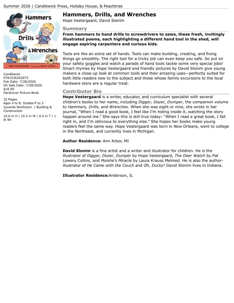 Candlewick Press Summer Books Catalog Weekly Ad January 1 - December 31, 2026