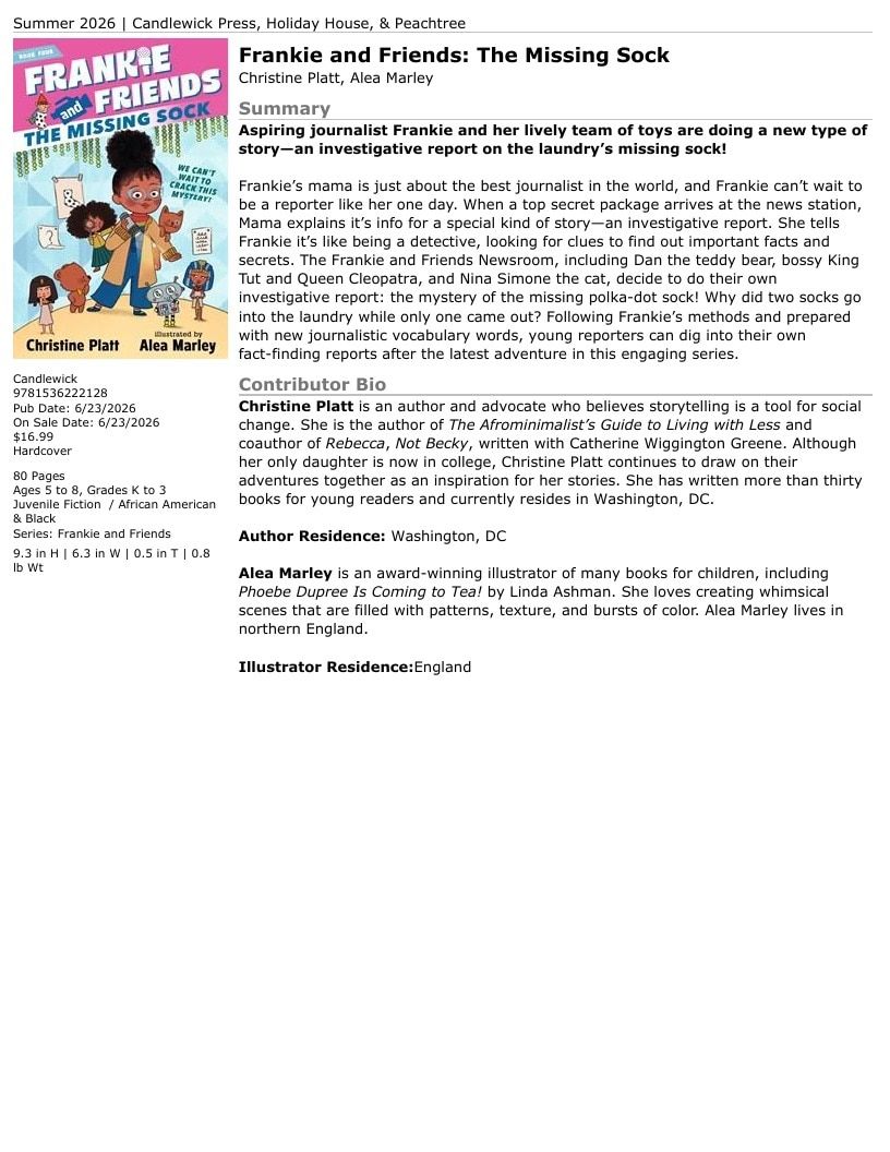 Candlewick Press Summer Books Catalog Weekly Ad January 1 - December 31, 2026