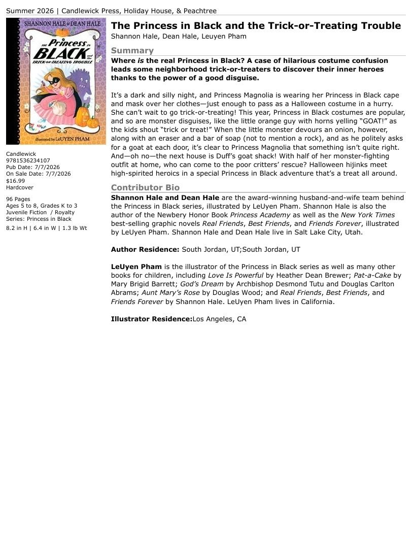 Candlewick Press Summer Books Catalog Weekly Ad January 1 - December 31, 2026