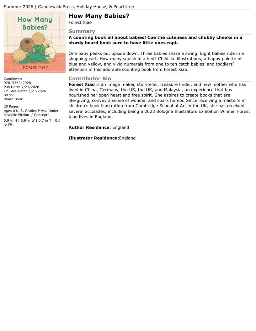 Candlewick Press Summer Books Catalog Weekly Ad January 1 - December 31, 2026