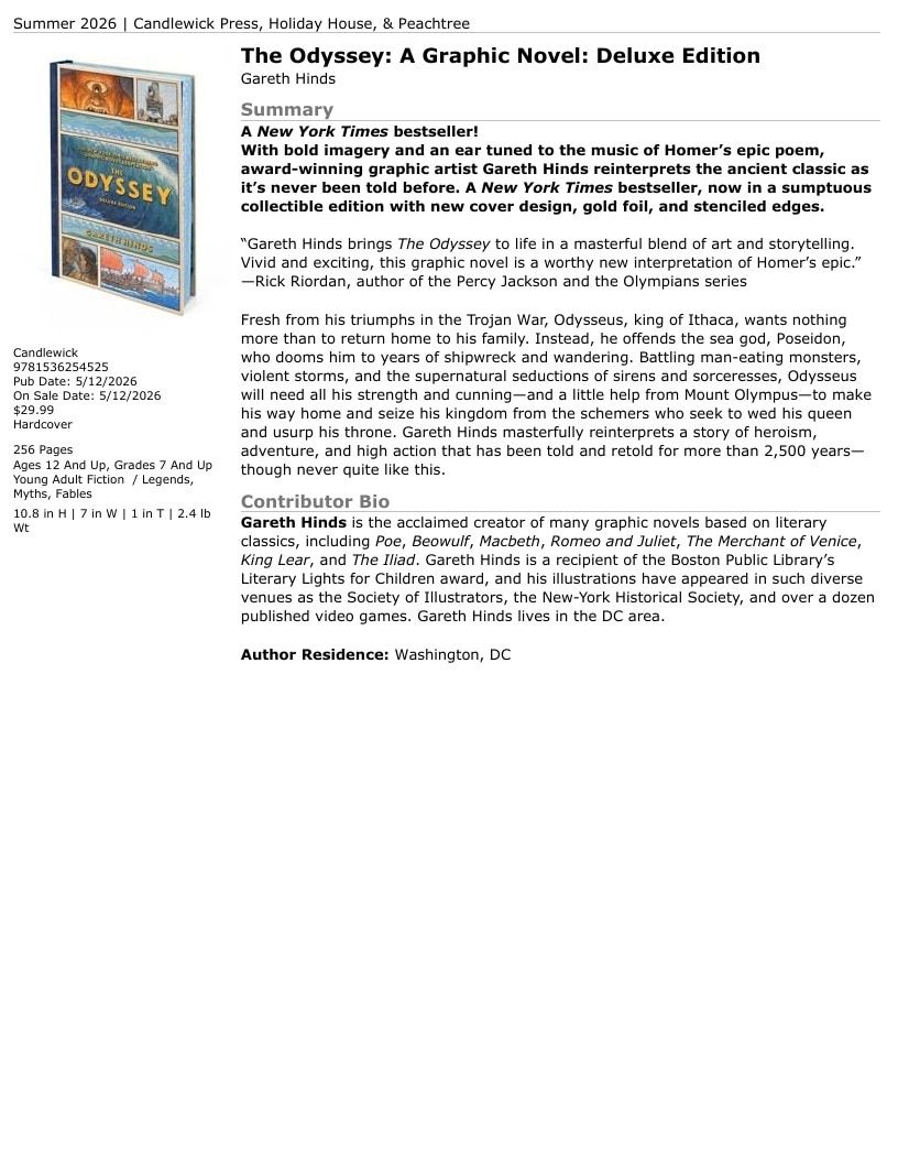 Candlewick Press Summer Books Catalog Weekly Ad January 1 - December 31, 2026
