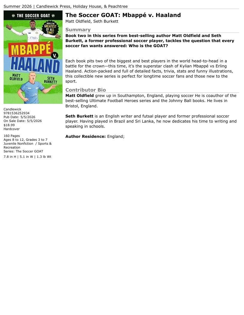 Candlewick Press Summer Books Catalog Weekly Ad January 1 - December 31, 2026