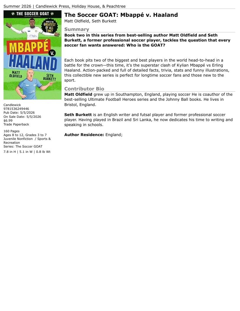 Candlewick Press Summer Books Catalog Weekly Ad January 1 - December 31, 2026