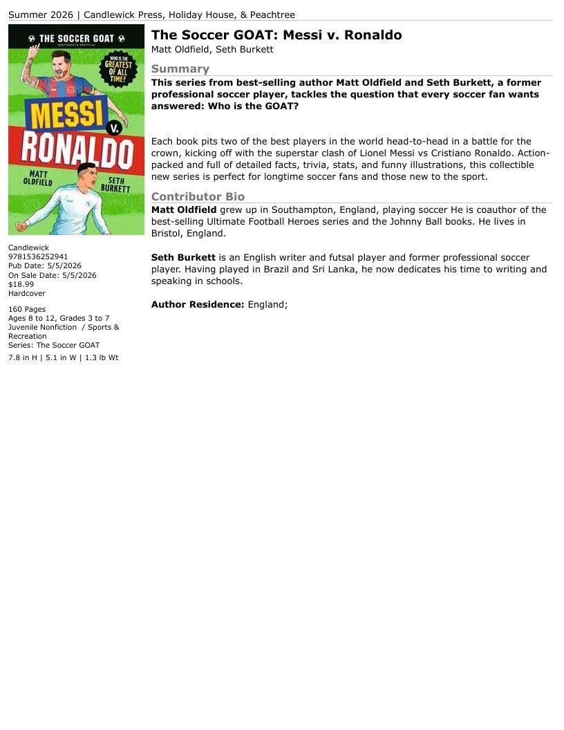 Candlewick Press Summer Books Catalog Weekly Ad January 1 - December 31, 2026