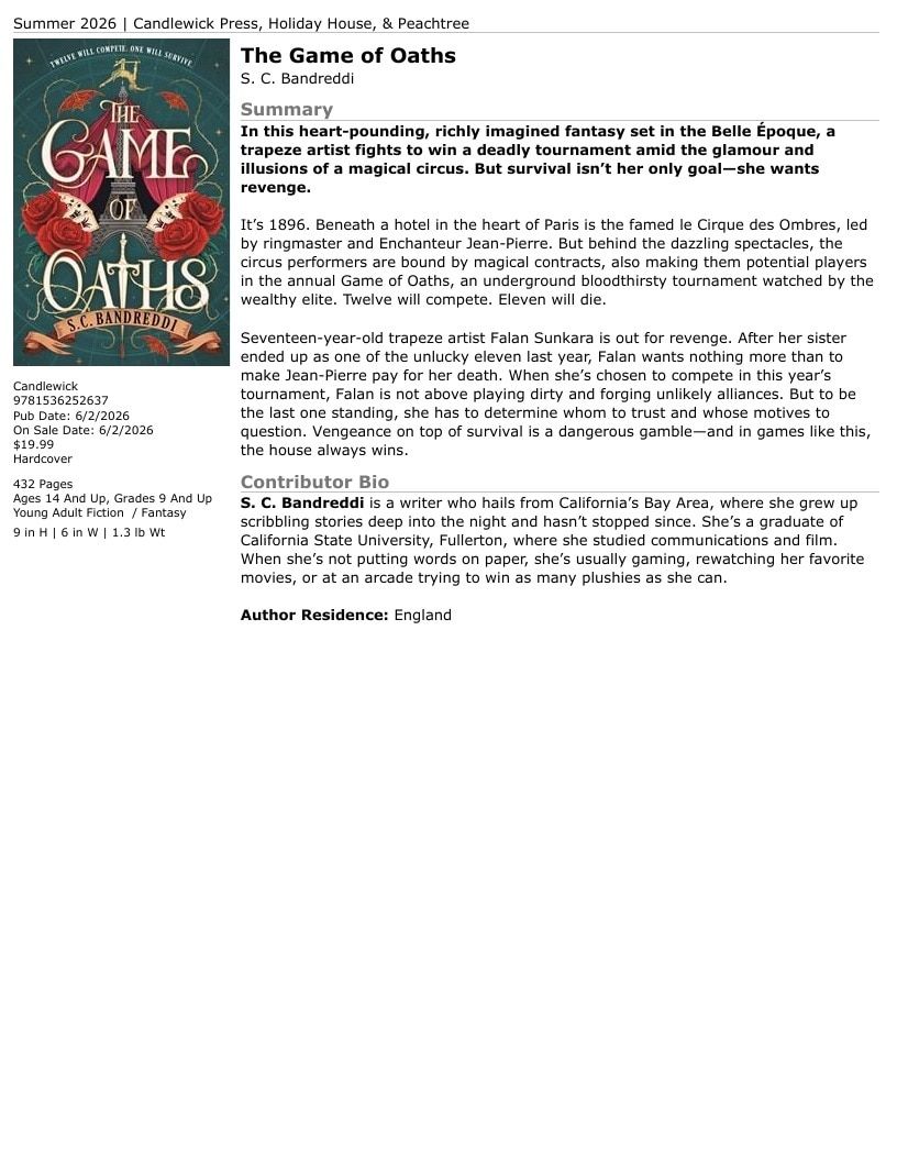 Candlewick Press Summer Books Catalog Weekly Ad January 1 - December 31, 2026