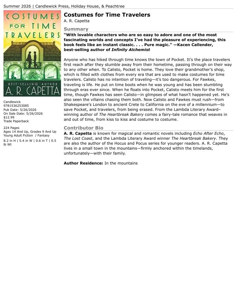 Candlewick Press Summer Books Catalog Weekly Ad January 1 - December 31, 2026