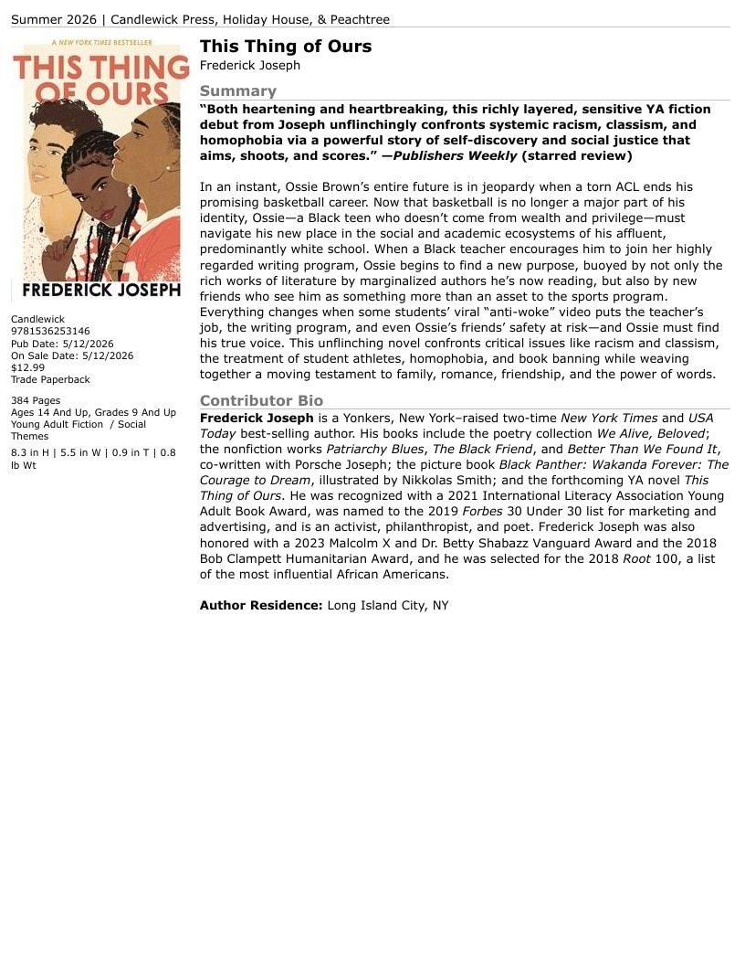 Candlewick Press Summer Books Catalog Weekly Ad January 1 - December 31, 2026