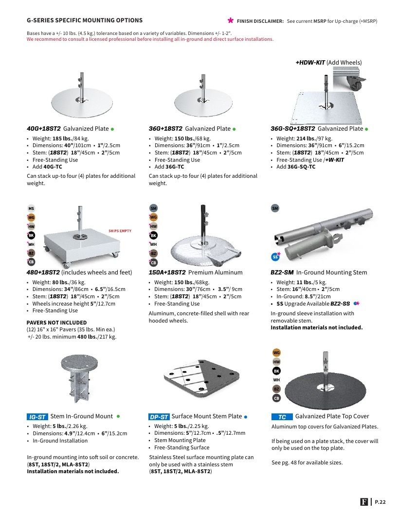 Frankford Umbrellas Umbrellas Catalog Weekly Ad January 1 - December 31, 2026