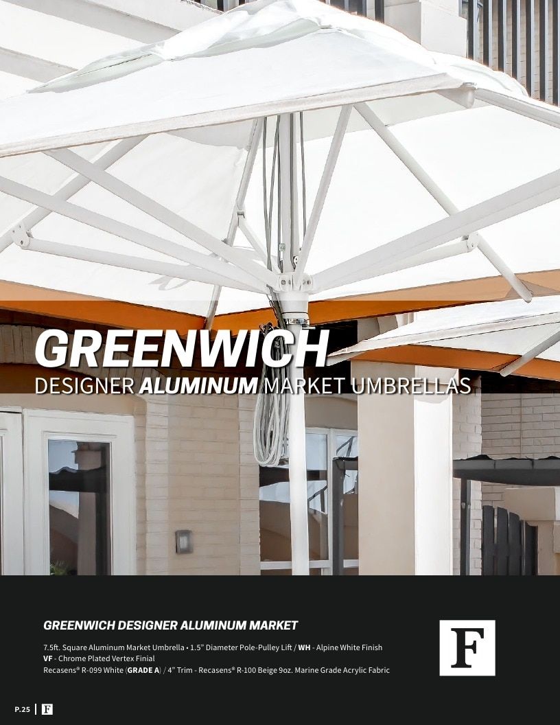 Frankford Umbrellas Umbrellas Catalog Weekly Ad January 1 - December 31, 2026