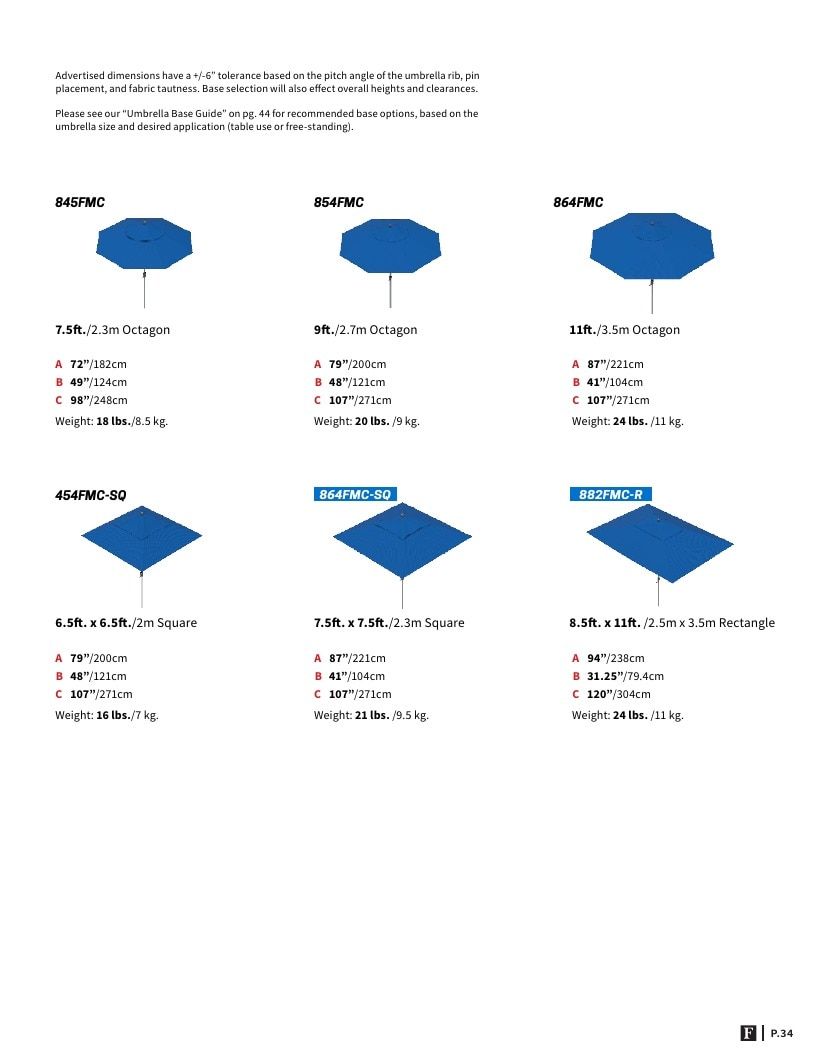 Frankford Umbrellas Umbrellas Catalog Weekly Ad January 1 - December 31, 2026