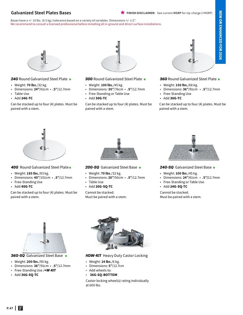 Frankford Umbrellas Umbrellas Catalog Weekly Ad January 1 - December 31, 2026