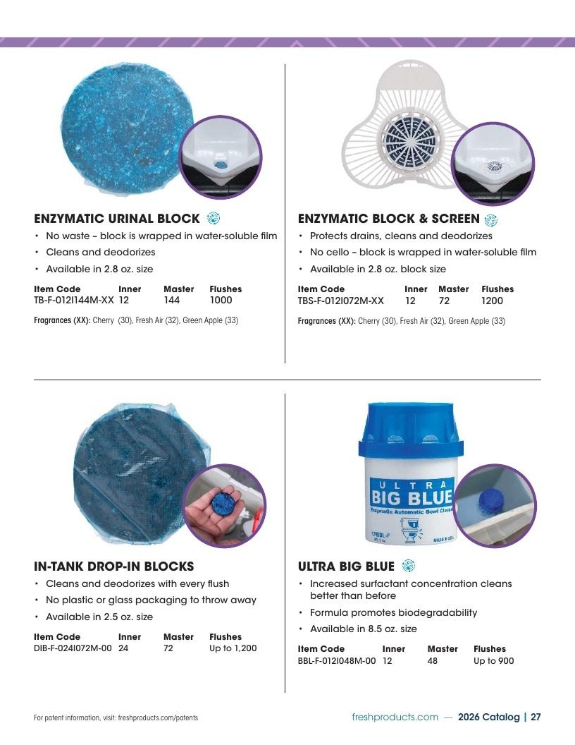 Fresh Products Odor Control Products Catalog Weekly Ad January 1 - December 31, 2026