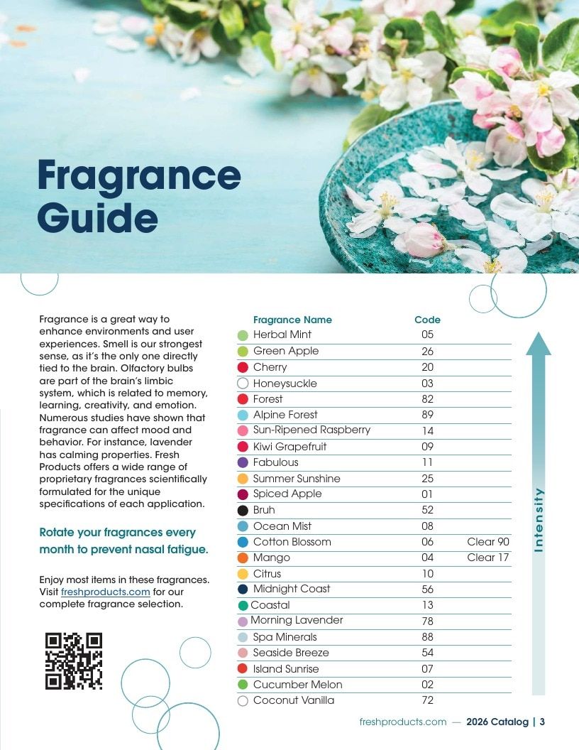 Fresh Products Odor Control Products Catalog Weekly Ad January 1 - December 31, 2026
