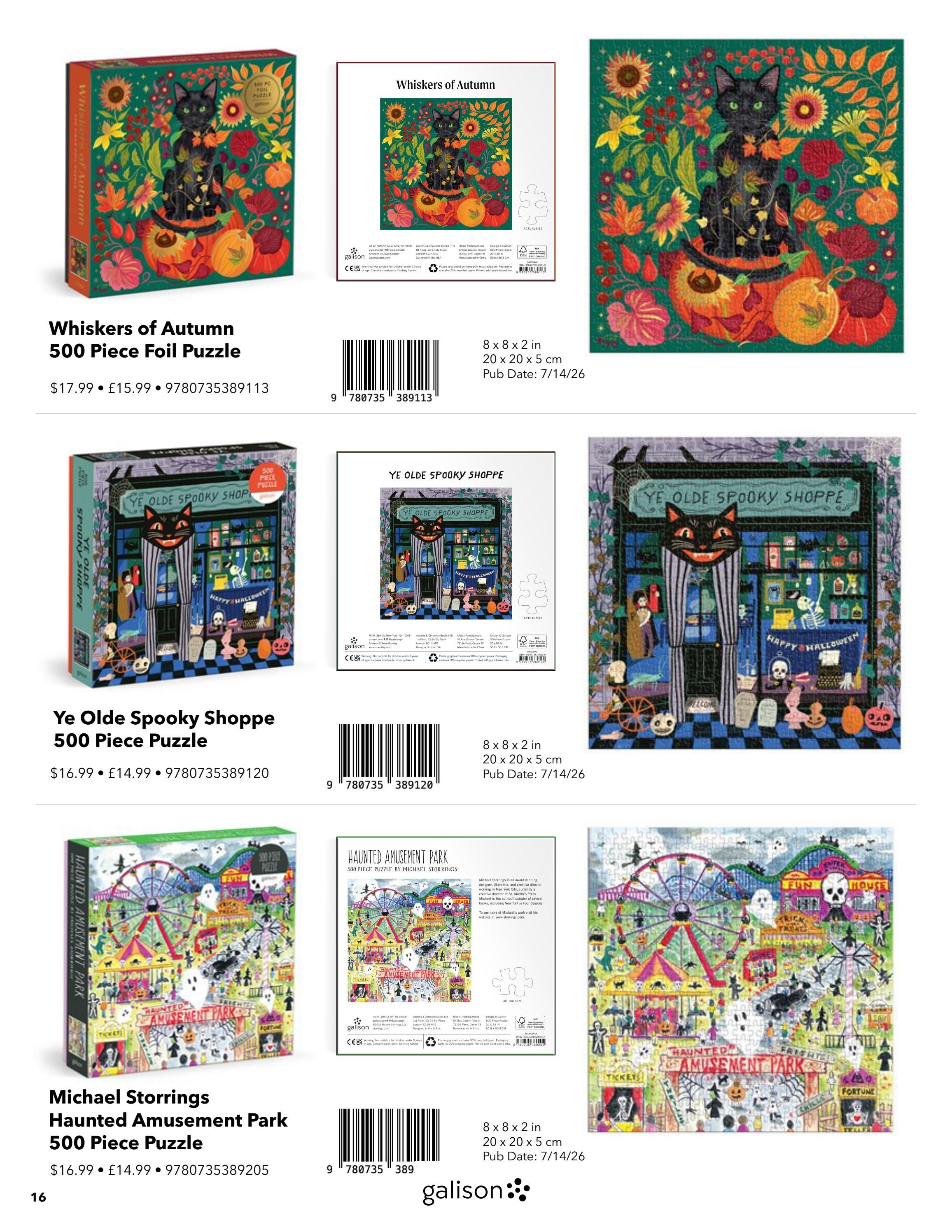 Galison Fall Gifts Catalog Weekly Ad January 1 - December 31, 2026