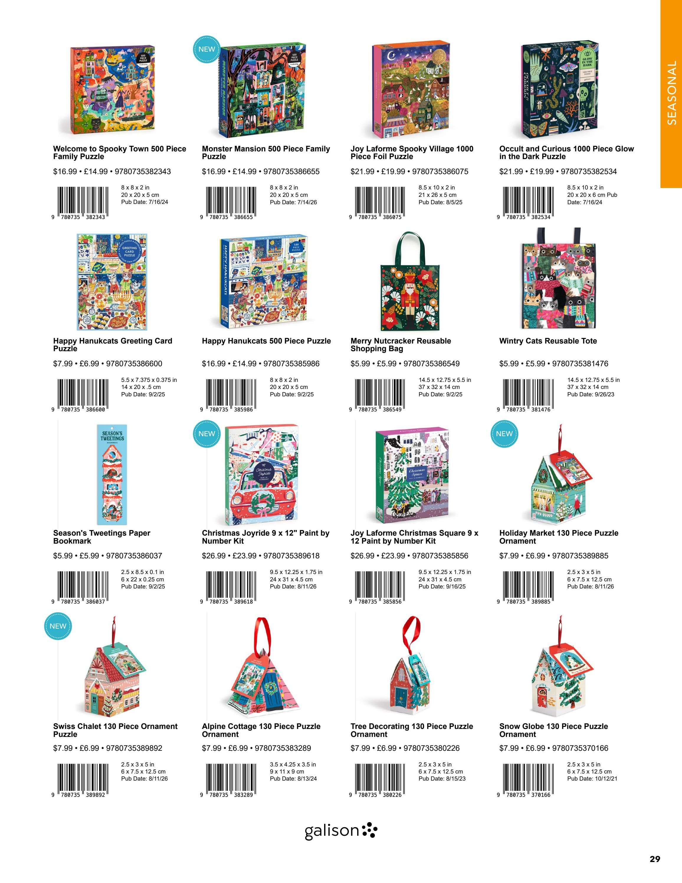 Galison Fall Gifts Catalog Weekly Ad January 1 - December 31, 2026