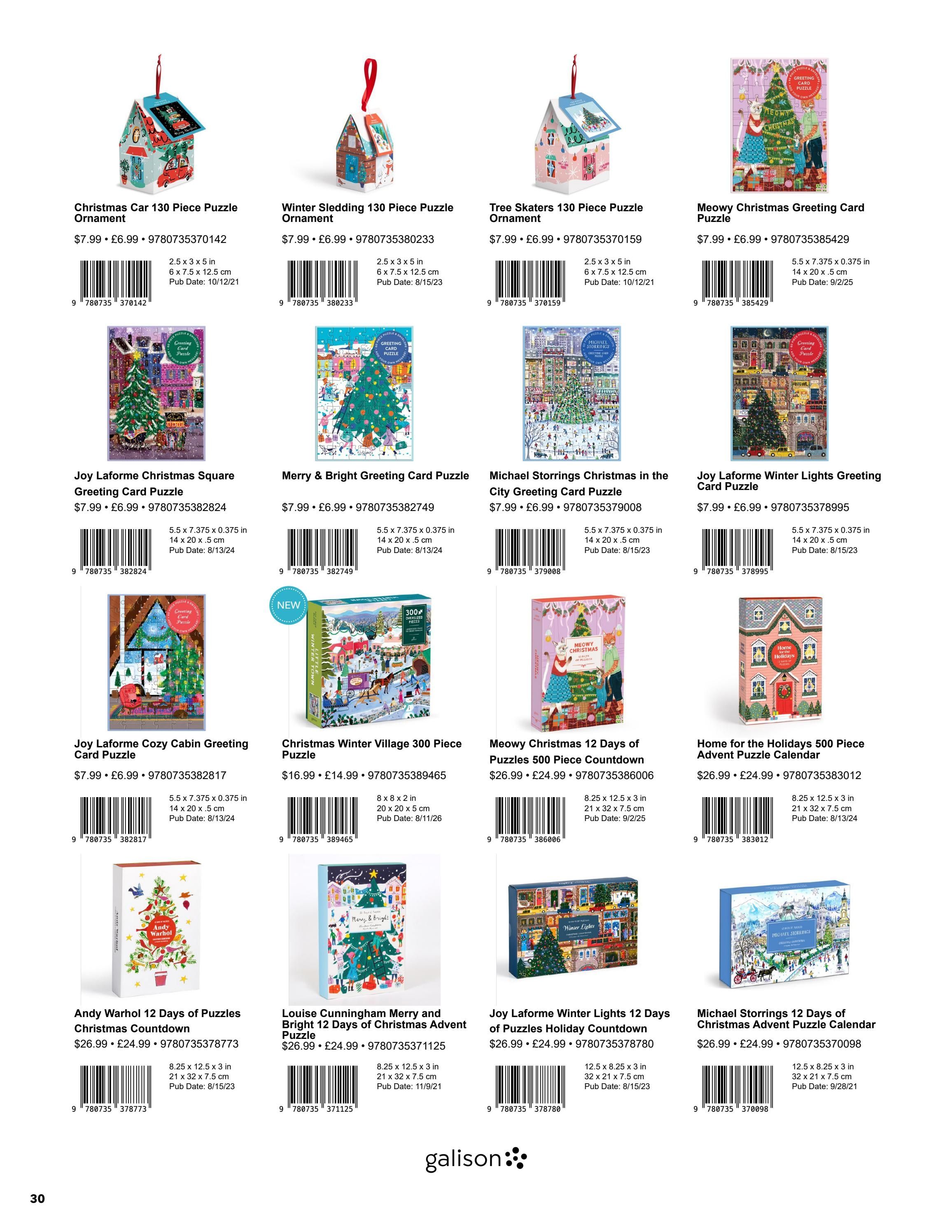 Galison Fall Gifts Catalog Weekly Ad January 1 - December 31, 2026
