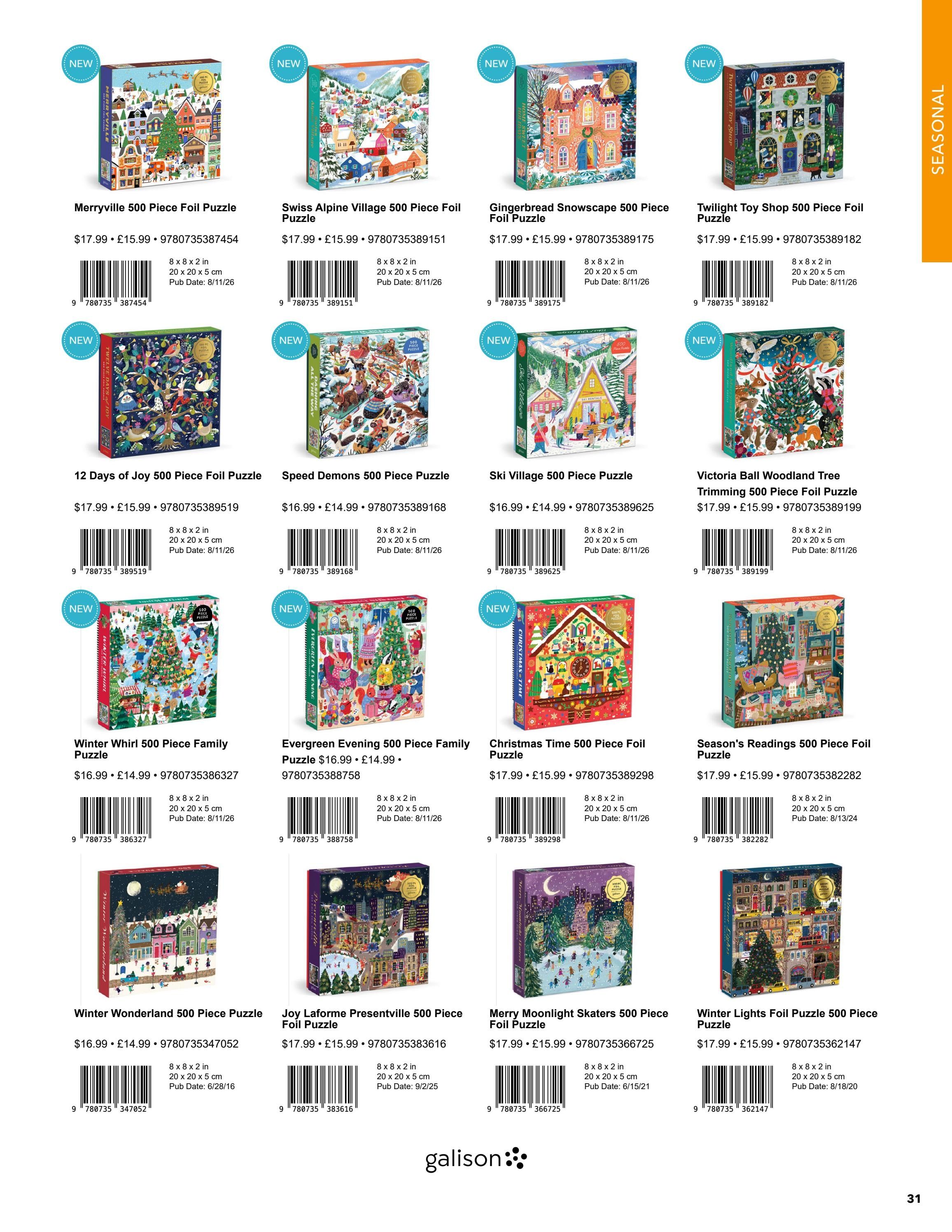 Galison Fall Gifts Catalog Weekly Ad January 1 - December 31, 2026