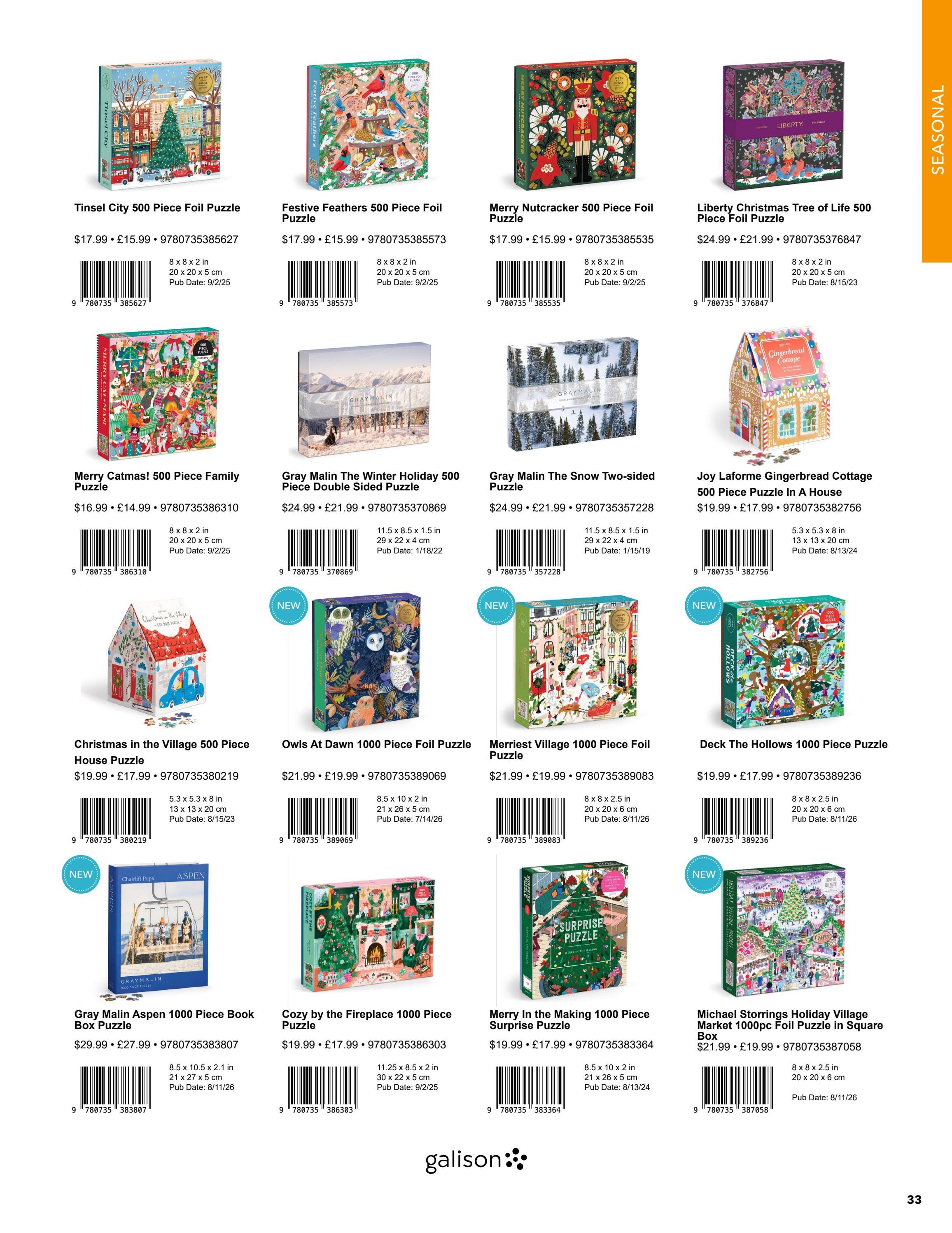 Galison Fall Gifts Catalog Weekly Ad January 1 - December 31, 2026