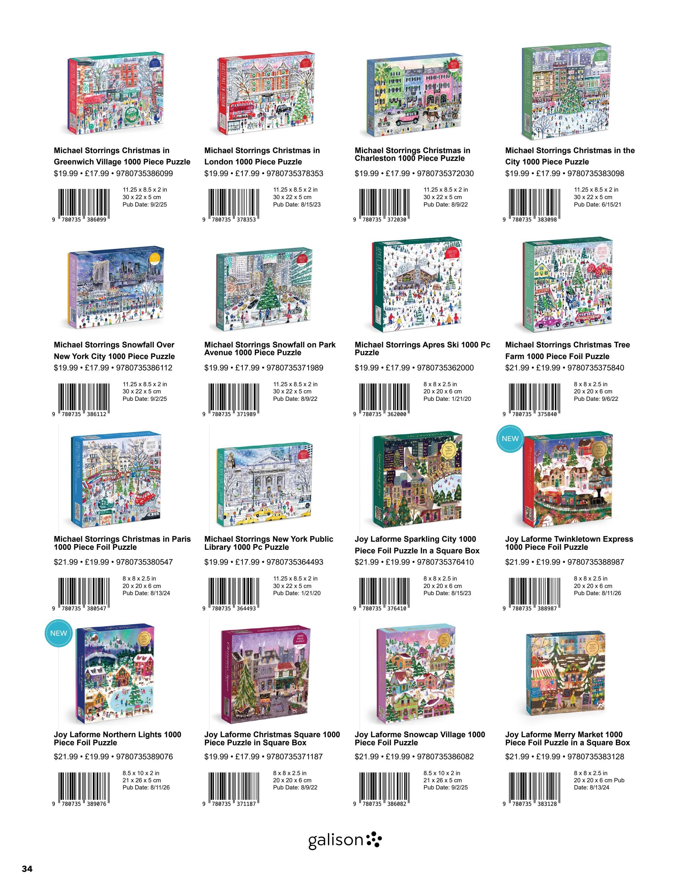 Galison Fall Gifts Catalog Weekly Ad January 1 - December 31, 2026