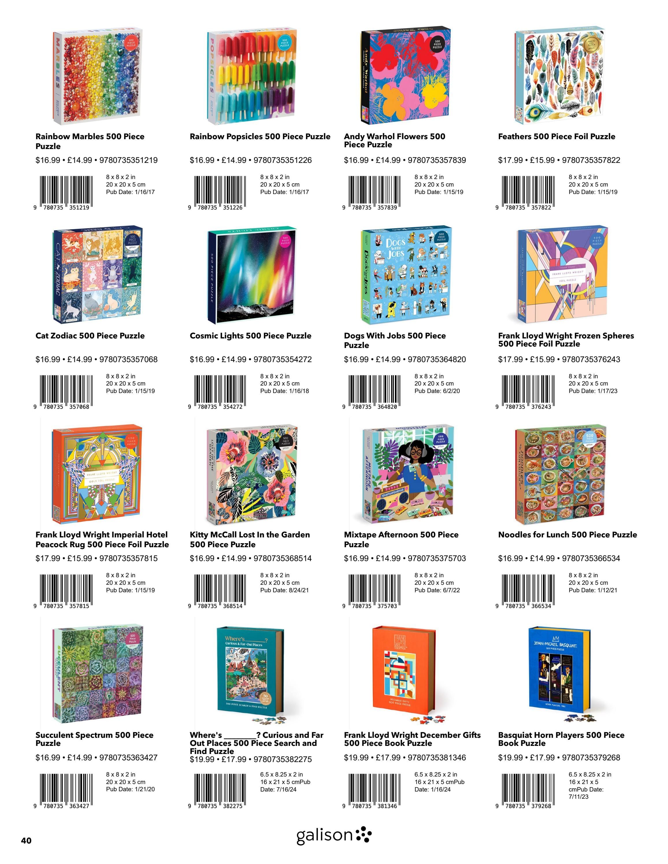 Galison Fall Gifts Catalog Weekly Ad January 1 - December 31, 2026