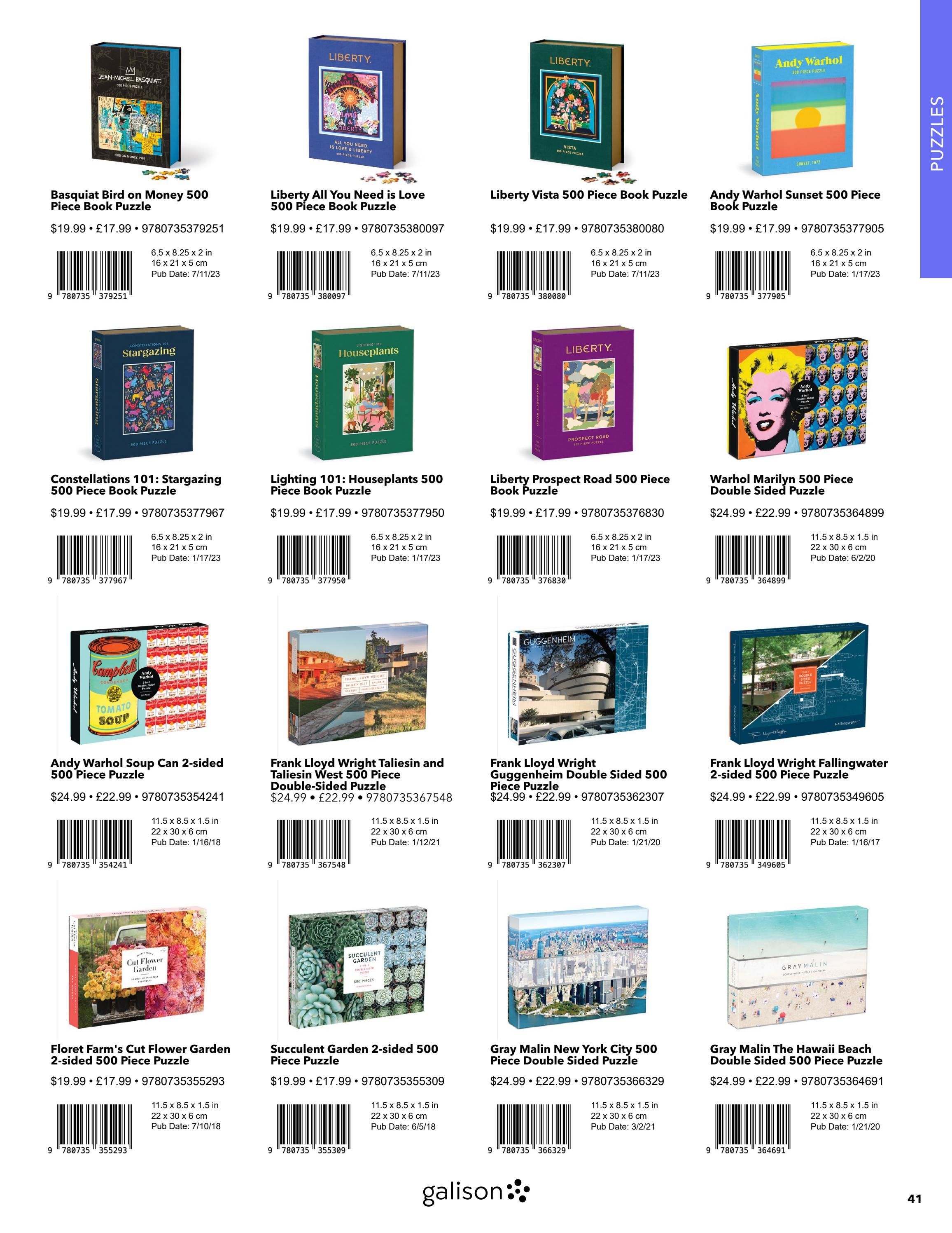 Galison Fall Gifts Catalog Weekly Ad January 1 - December 31, 2026