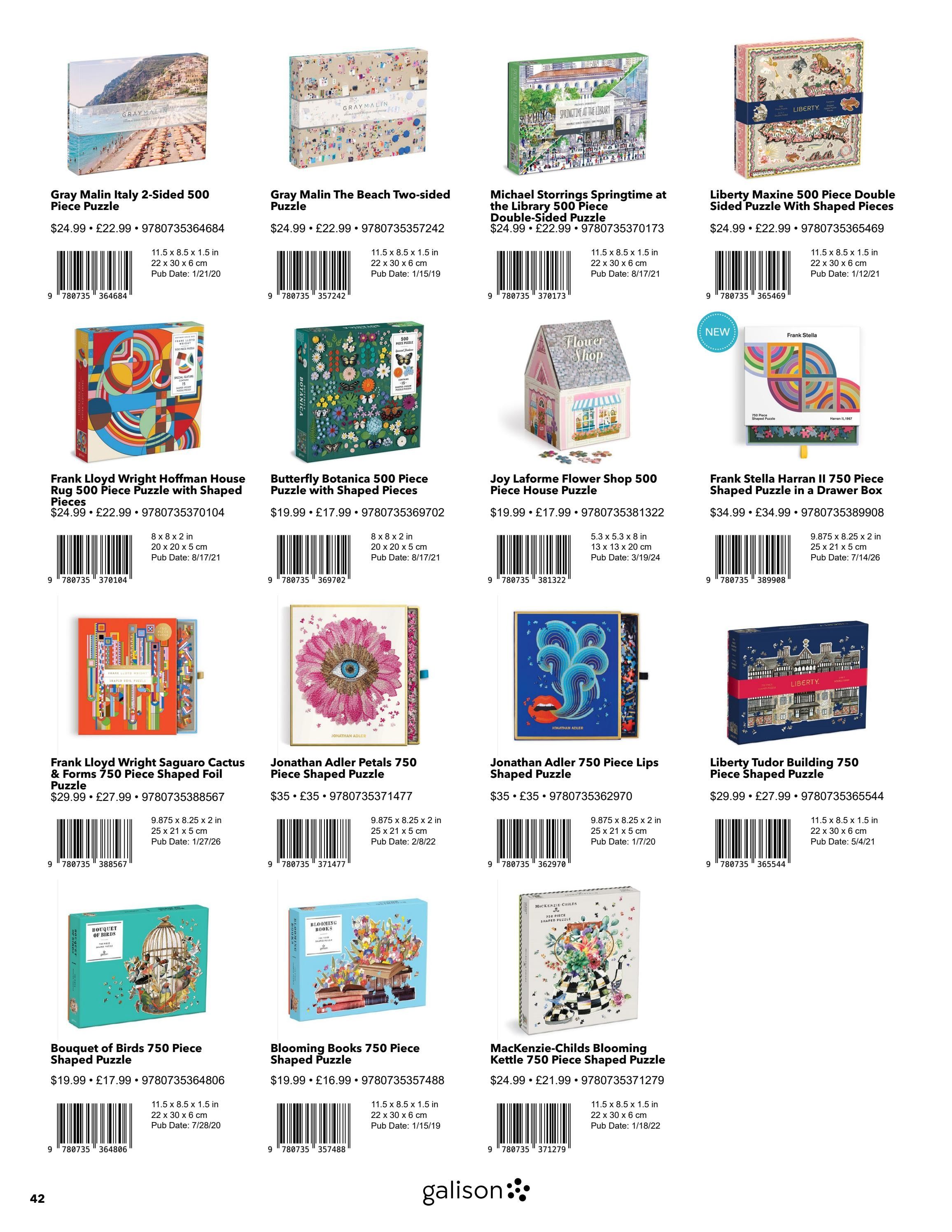 Galison Fall Gifts Catalog Weekly Ad January 1 - December 31, 2026