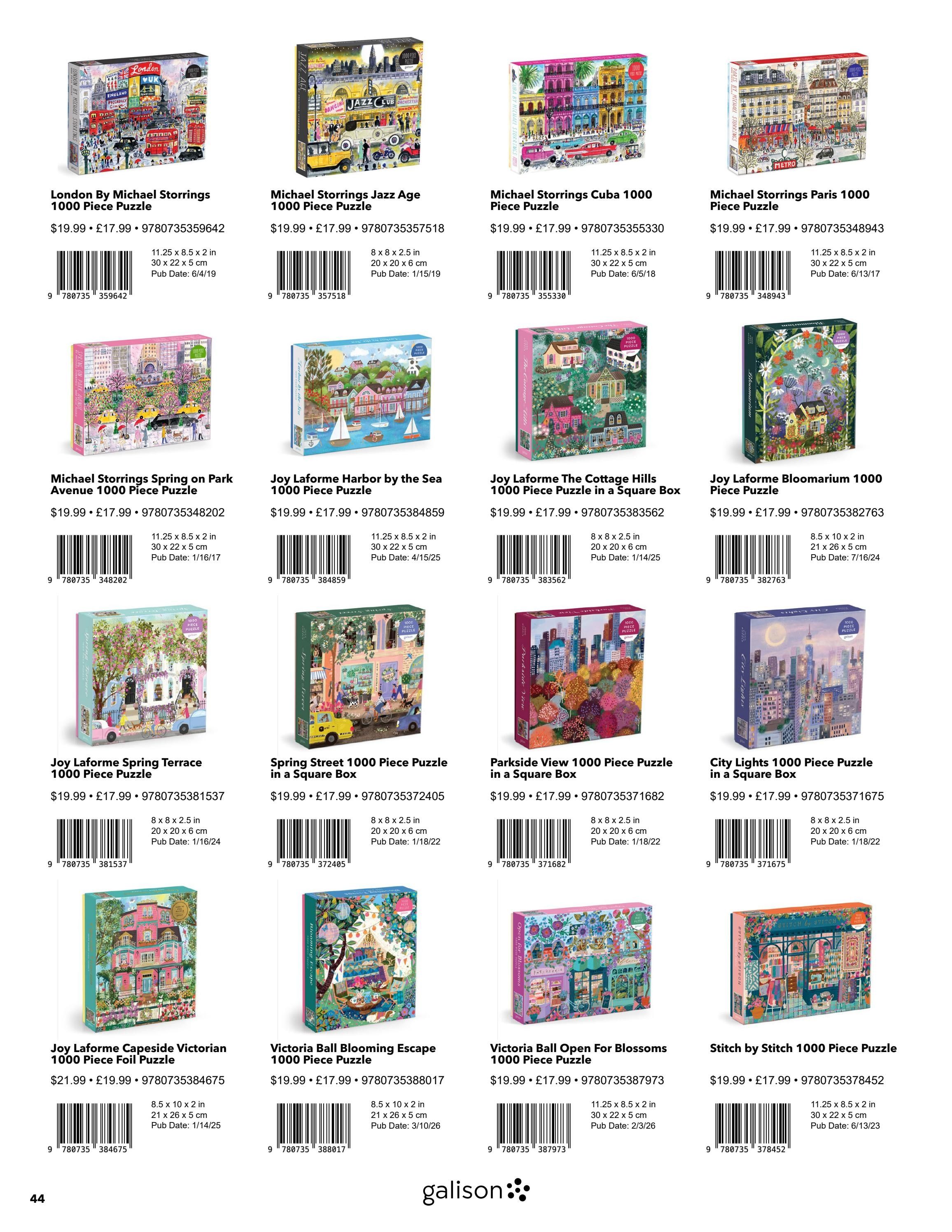 Galison Fall Gifts Catalog Weekly Ad January 1 - December 31, 2026