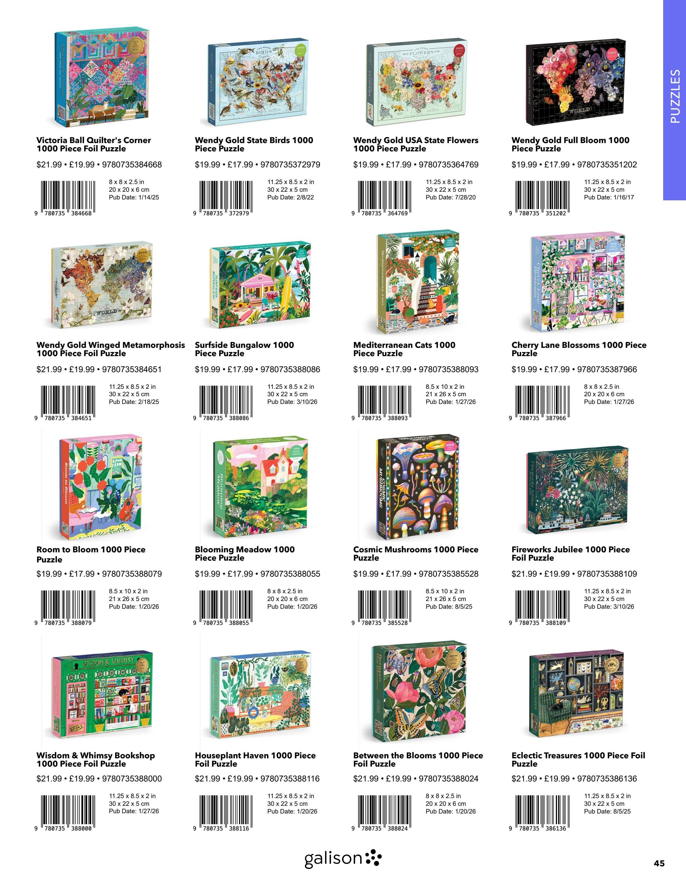Galison Fall Gifts Catalog Weekly Ad January 1 - December 31, 2026