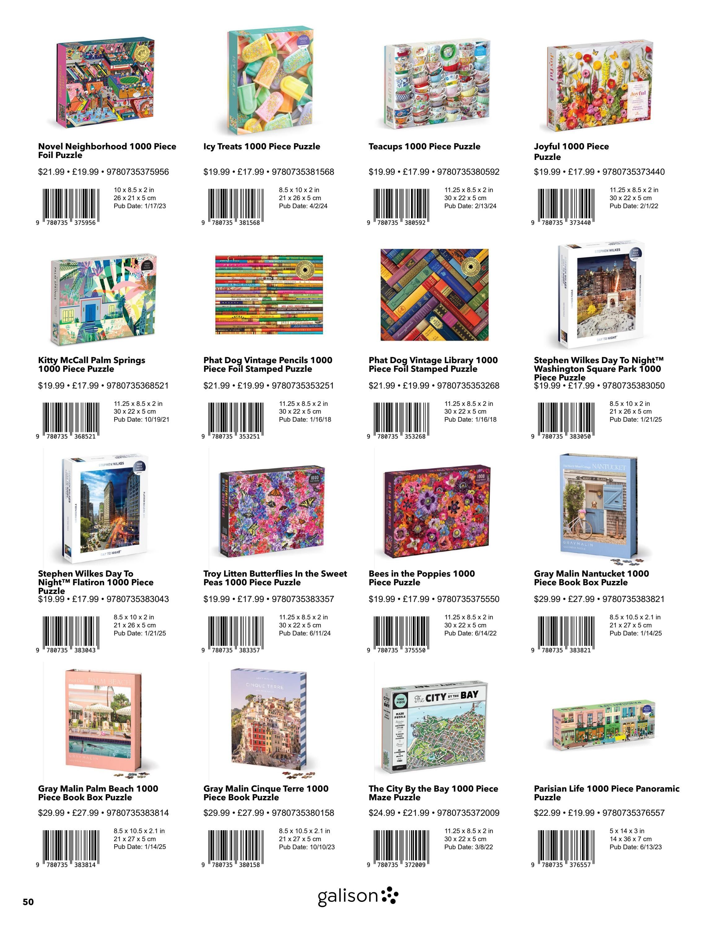Galison Fall Gifts Catalog Weekly Ad January 1 - December 31, 2026