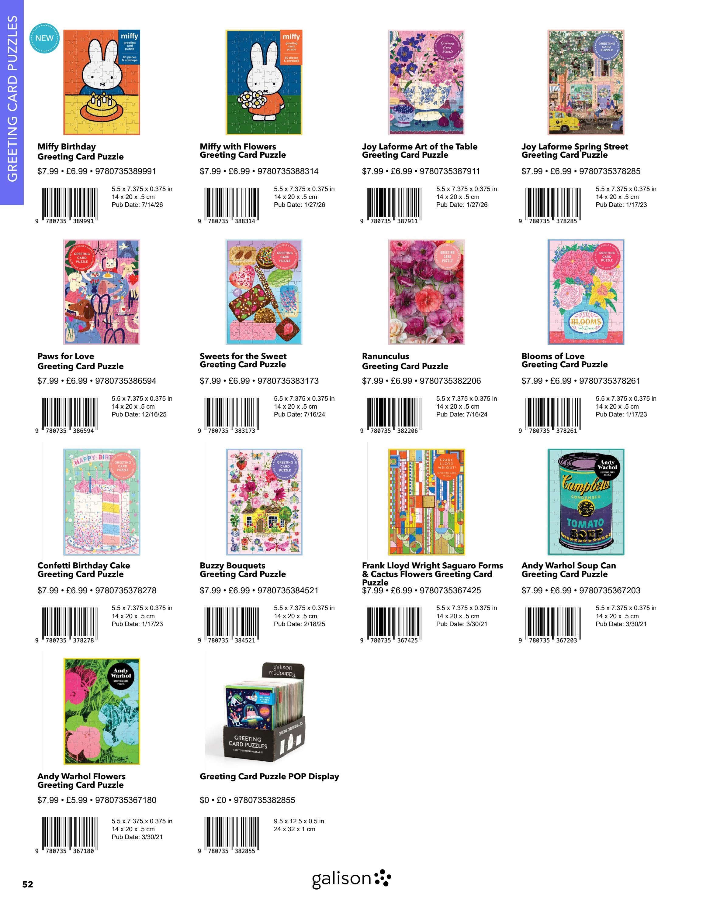 Galison Fall Gifts Catalog Weekly Ad January 1 - December 31, 2026