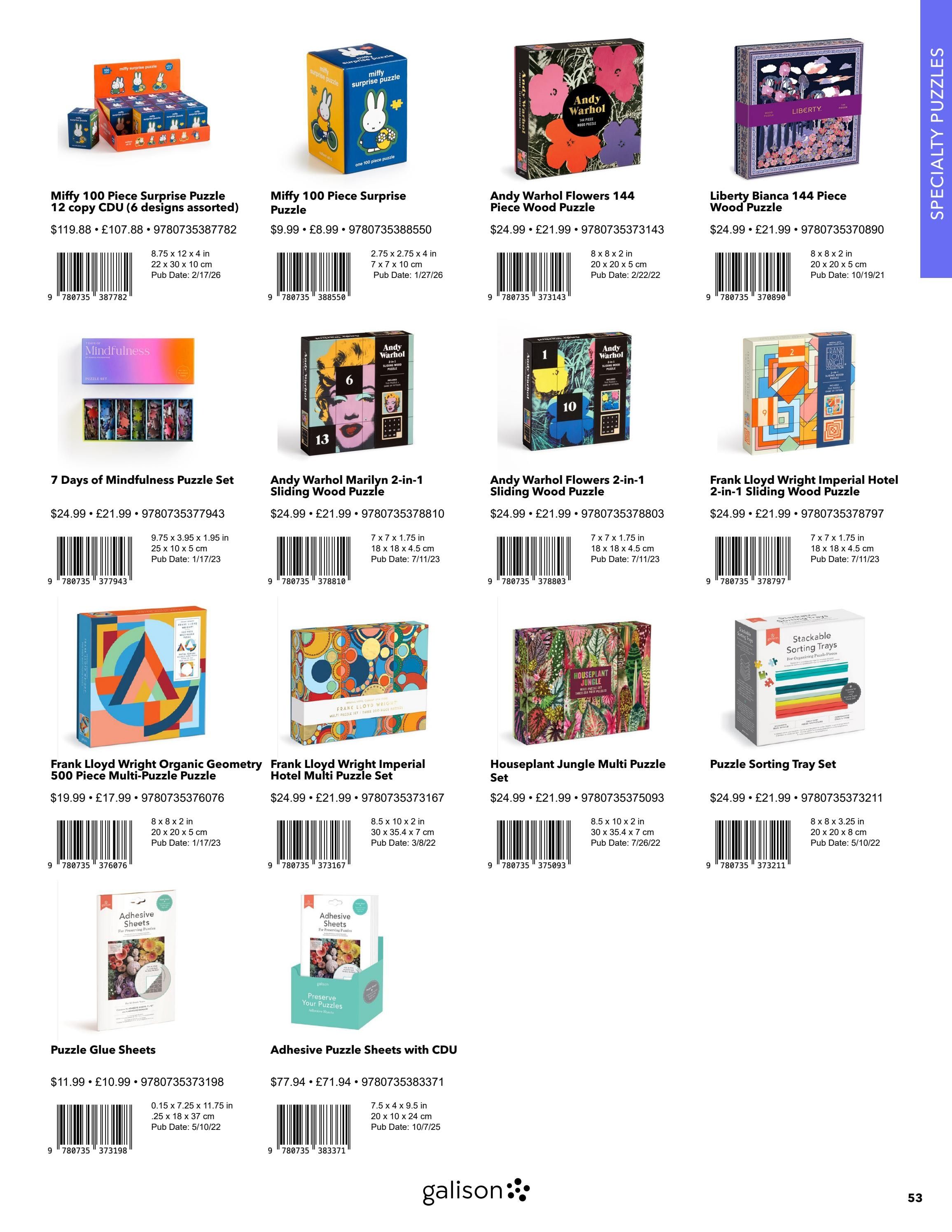 Galison Fall Gifts Catalog Weekly Ad January 1 - December 31, 2026