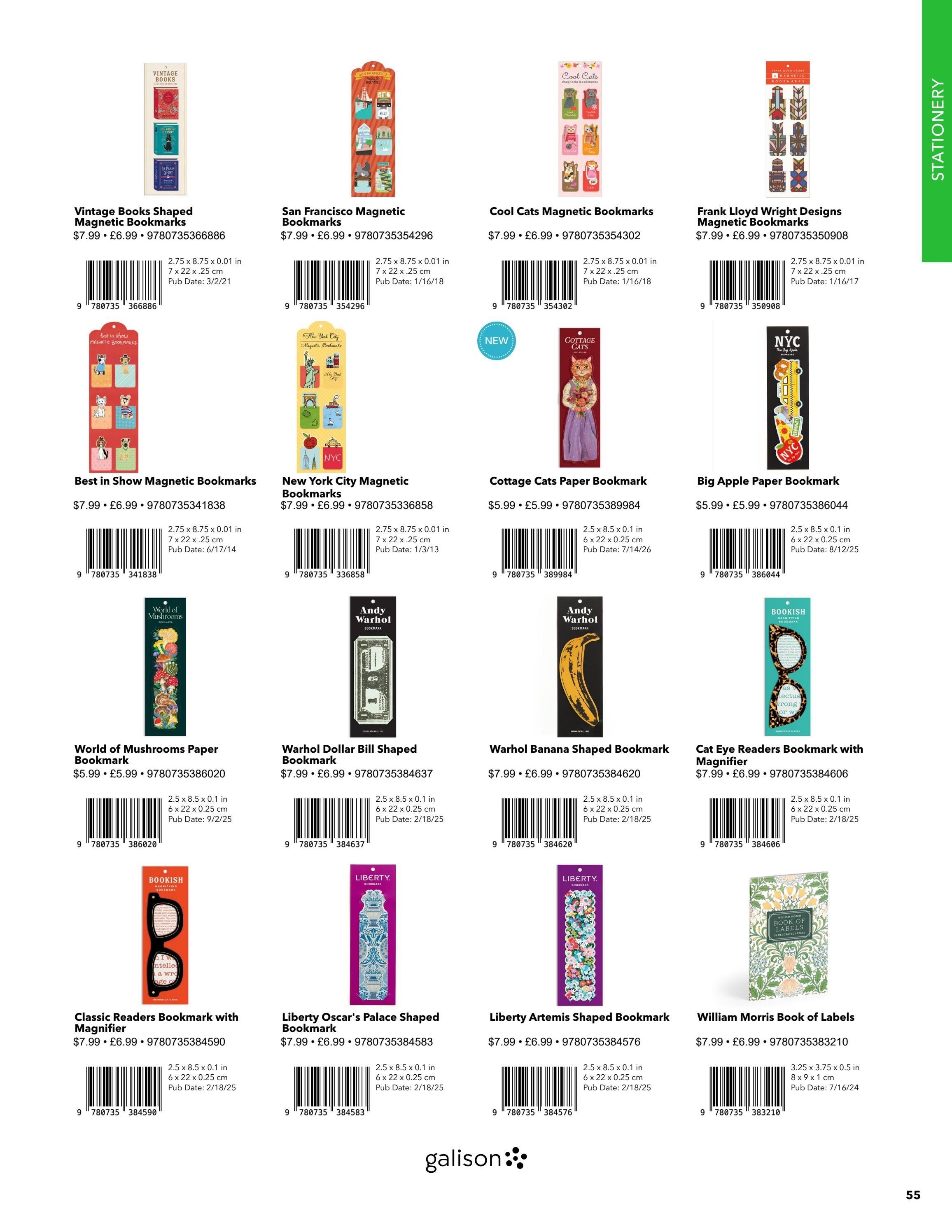 Galison Fall Gifts Catalog Weekly Ad January 1 - December 31, 2026