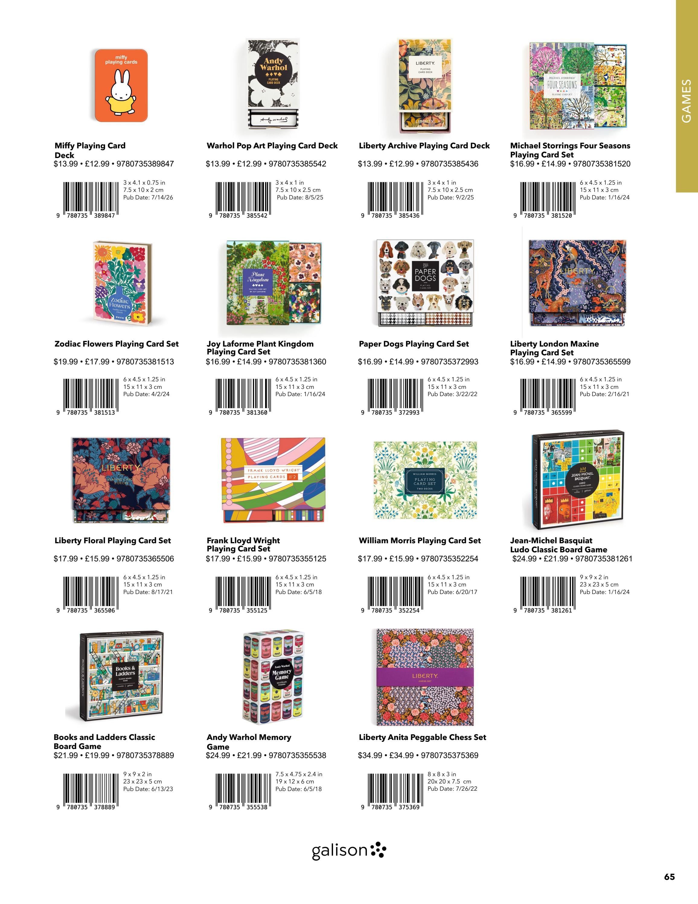 Galison Fall Gifts Catalog Weekly Ad January 1 - December 31, 2026