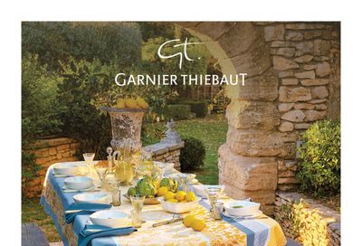 Garnier-Thiebaut Spring and Summer Linens Catalog Weekly Ad January 1 - December 31, 2026
