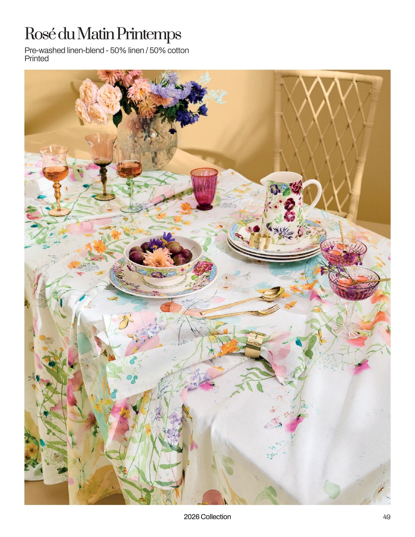 Garnier-Thiebaut Spring and Summer Linens Catalog Weekly Ad January 1 - December 31, 2026