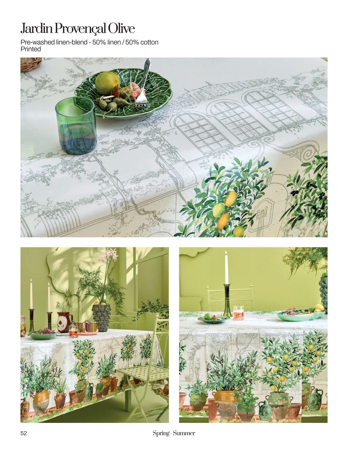 Garnier-Thiebaut Spring and Summer Linens Catalog Weekly Ad January 1 - December 31, 2026