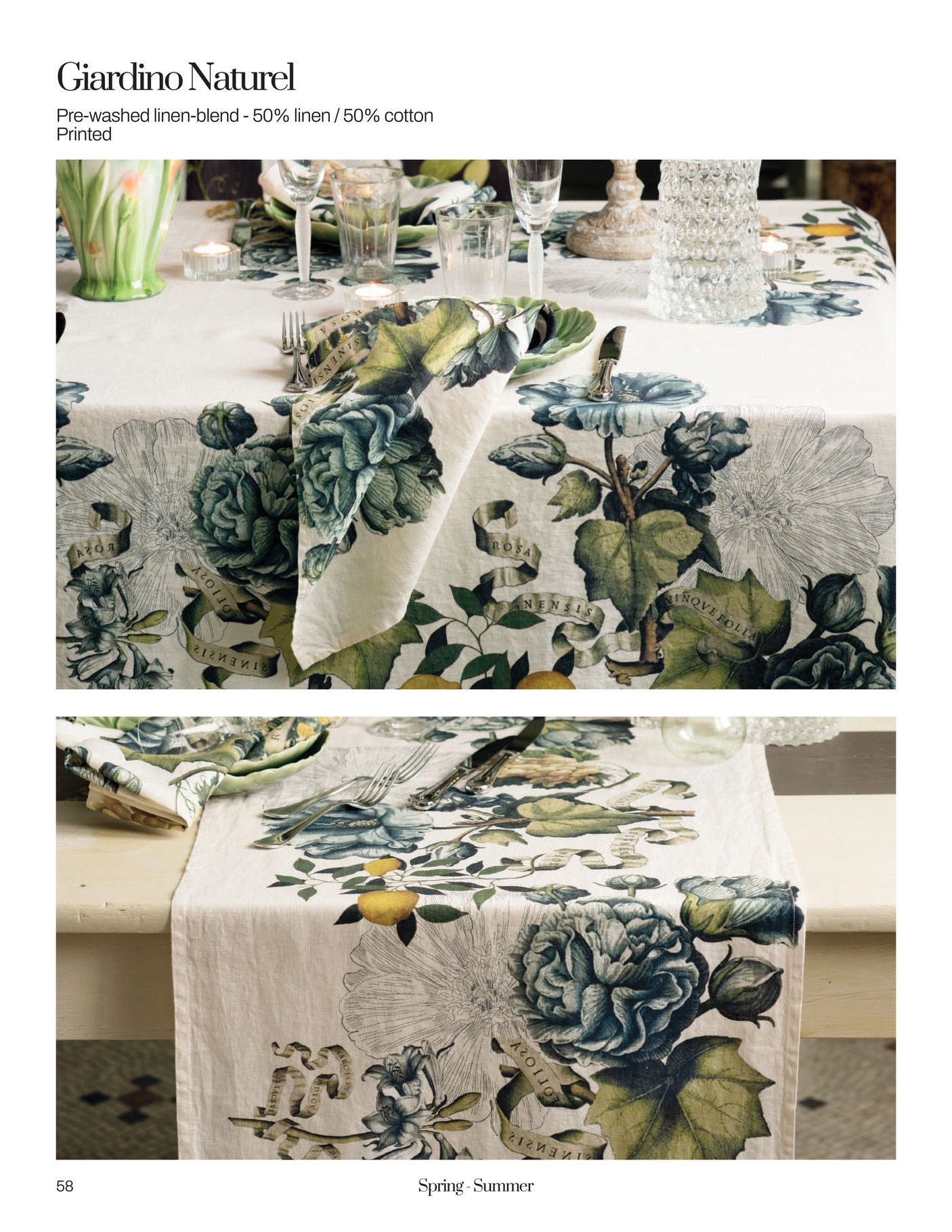 Garnier-Thiebaut Spring and Summer Linens Catalog Weekly Ad January 1 - December 31, 2026