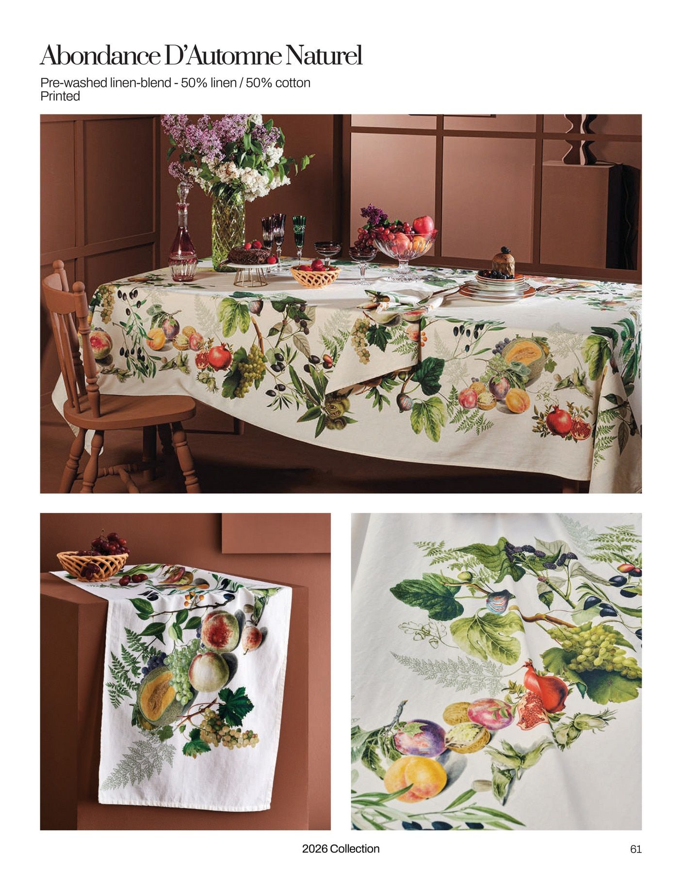 Garnier-Thiebaut Spring and Summer Linens Catalog Weekly Ad January 1 - December 31, 2026