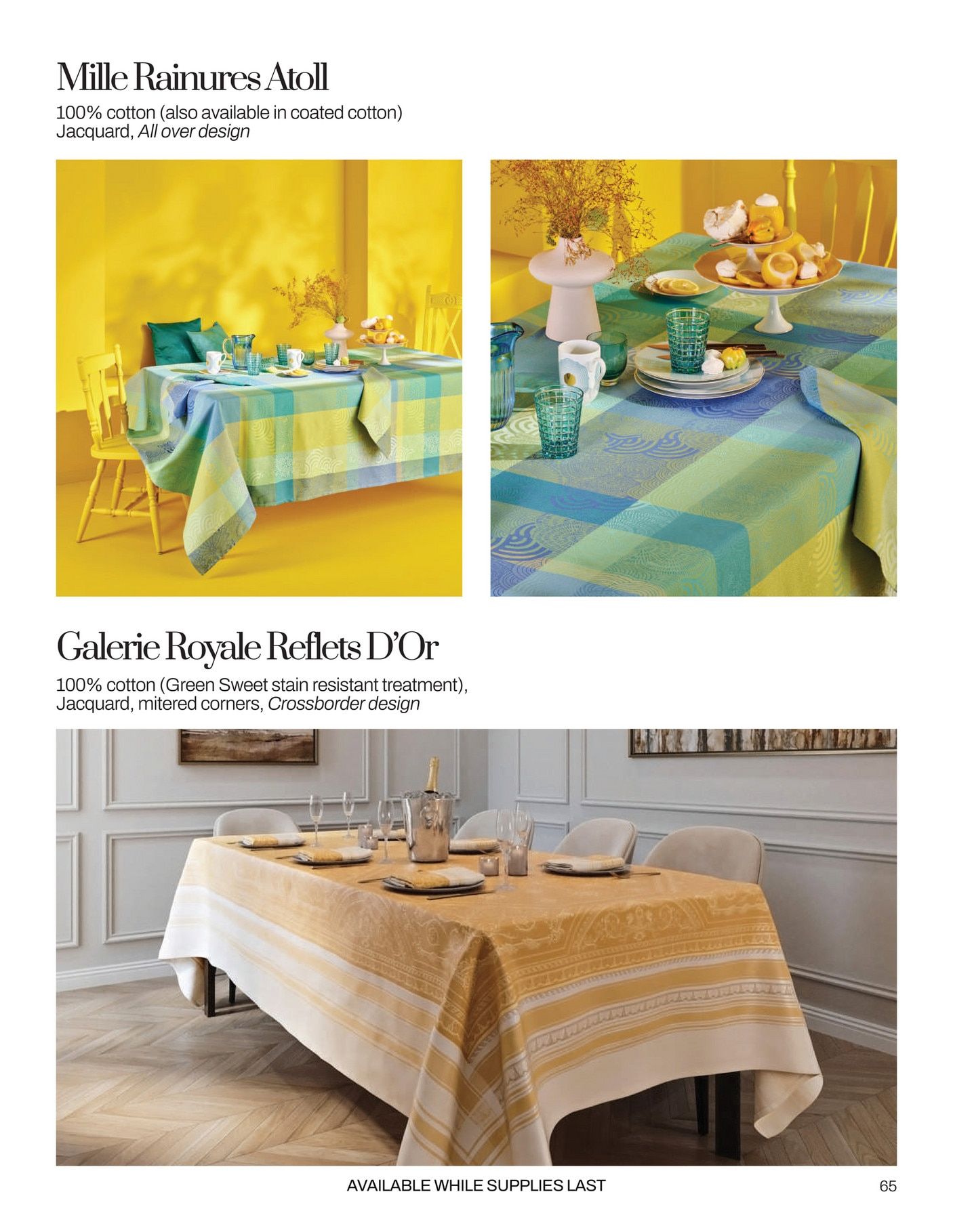 Garnier-Thiebaut Spring and Summer Linens Catalog Weekly Ad January 1 - December 31, 2026