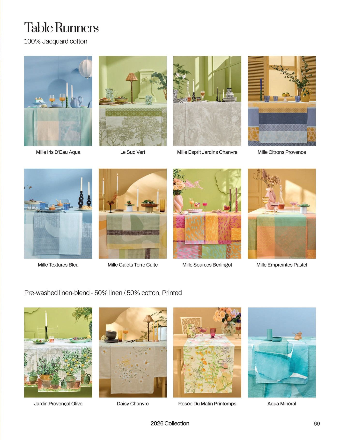 Garnier-Thiebaut Spring and Summer Linens Catalog Weekly Ad January 1 - December 31, 2026