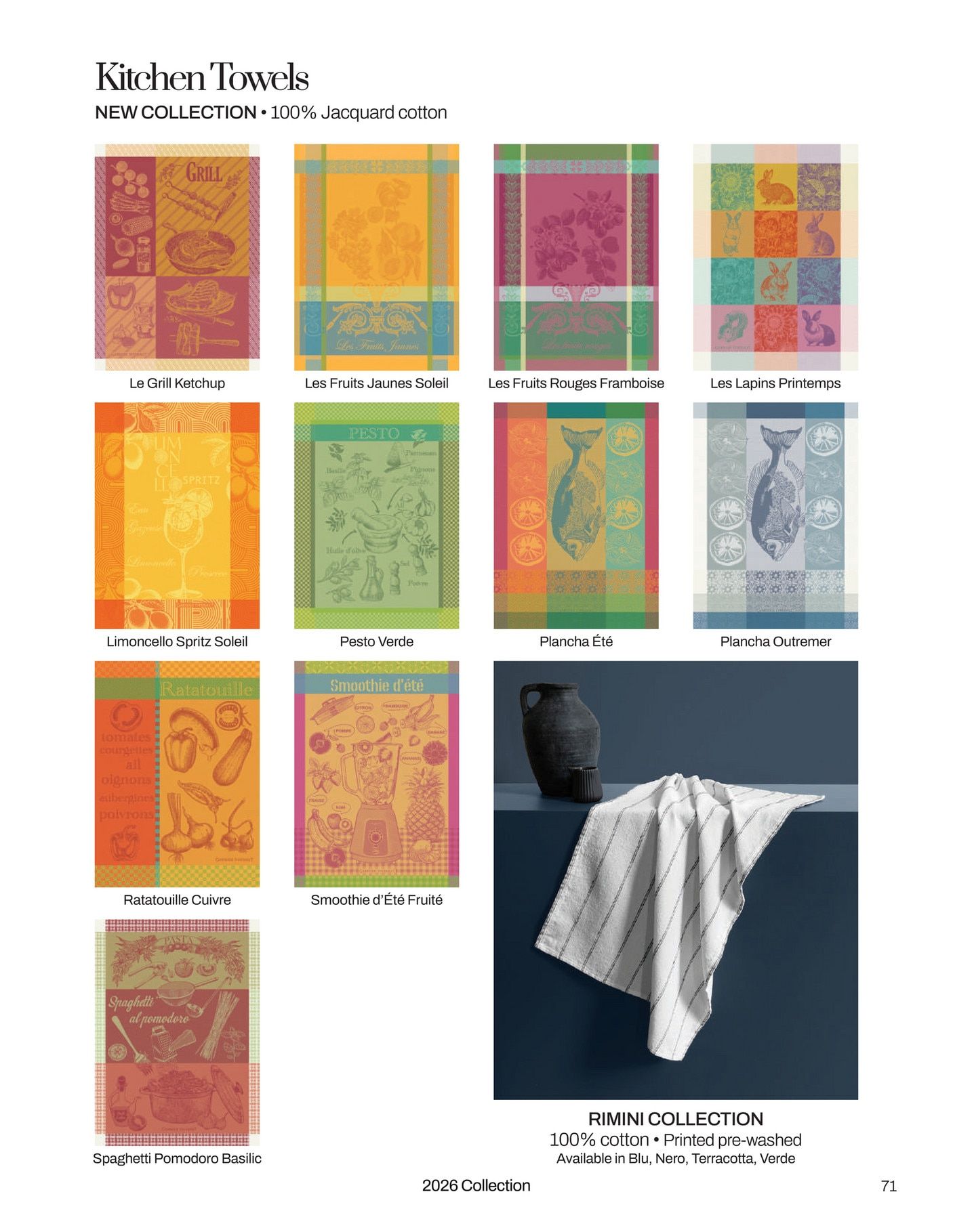 Garnier-Thiebaut Spring and Summer Linens Catalog Weekly Ad January 1 - December 31, 2026
