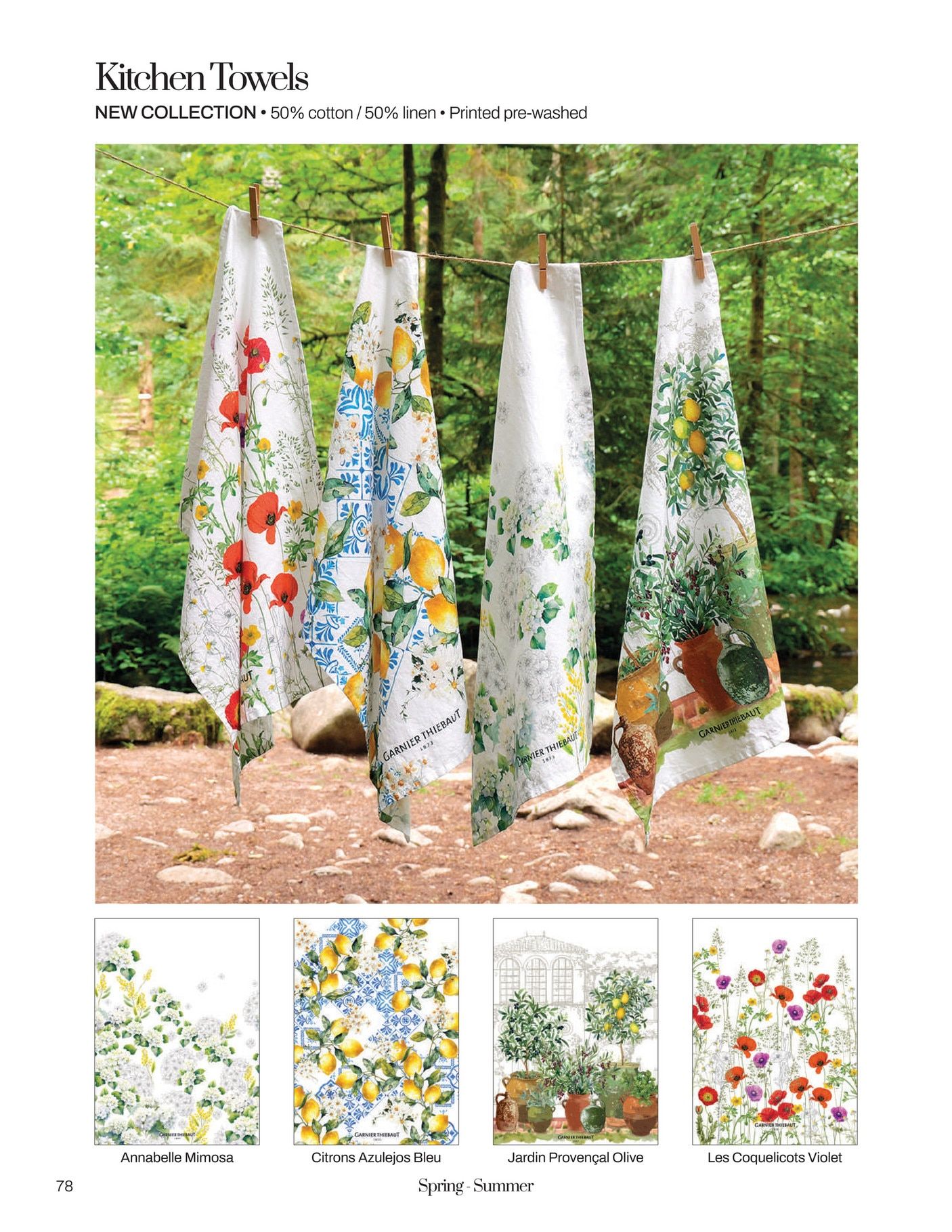 Garnier-Thiebaut Spring and Summer Linens Catalog Weekly Ad January 1 - December 31, 2026
