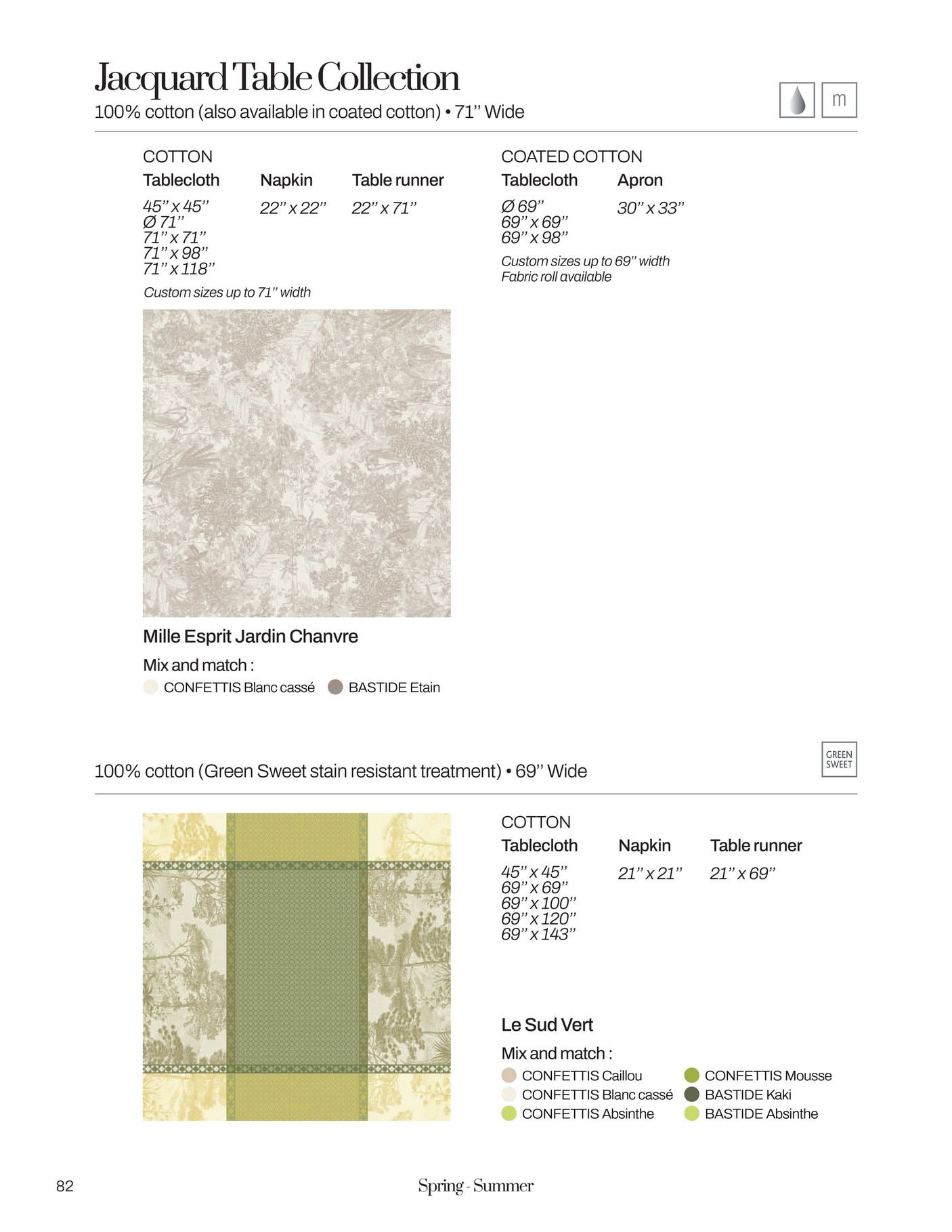 Garnier-Thiebaut Spring and Summer Linens Catalog Weekly Ad January 1 - December 31, 2026